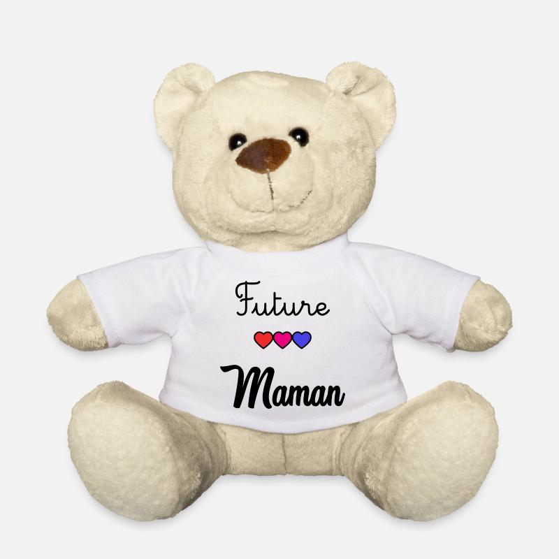 FUTURE MAMAN - Nounours - blanc