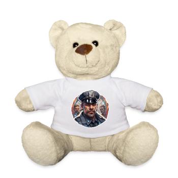Police / Opérations / Profession / Emploi / Forces d’urgence - Nounours - blanc - Devant