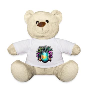 Cocktail / Bar / Mixing / Drink / Exotic / Club - Teddy Bear - white - Front