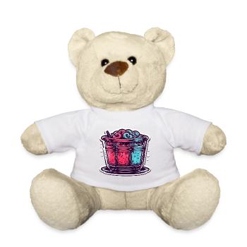 Eiscreme / Sorbet / Gelato / Sommer / Sonne - Teddy - Weiß - Vorne