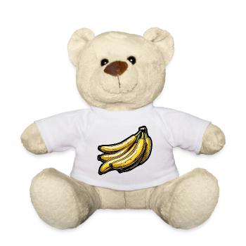 Lebensmittel / Obst / Markt / Vitamine / Design - Teddy - Weiß - Vorne