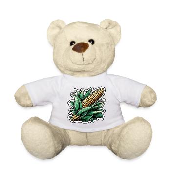 Food / Vegetables / Market / Vitamins / Design - Teddy Bear - white - Front