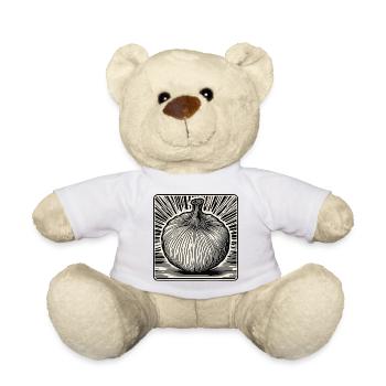 Alimentation / Légumes / Marché / Vitamines / Design - Nounours - blanc - Devant