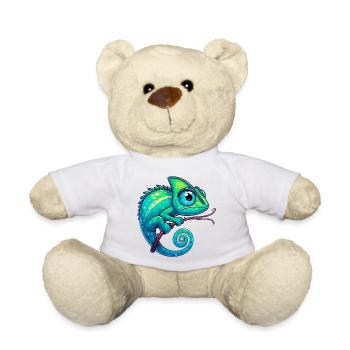 Chameleon - Teddy Bear - white - Front