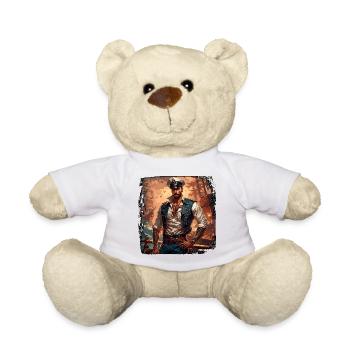Sailor / Ship's Crew / Deckhand / Anchor - Teddy Bear - white - Front