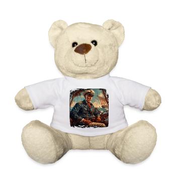 Sailor / Ship's Crew / Deckhand / Anchor - Teddy Bear - white - Front
