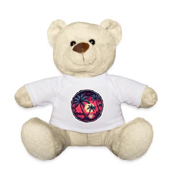 Strand / Insel / Urlaub / Sommer / Sonne / Meer - Teddy - Weiß - Vorne