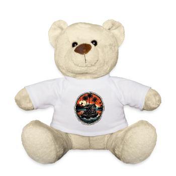 Strand / Insel / Urlaub / Sommer / Sonne / Meer - Teddy - Weiß - Vorne