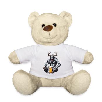 Wendigo / böser Geist / Besitzergreifend / Horror - Teddy - Weiß - Vorne