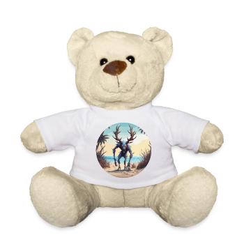 Wendigo / Evil Spirit / Possessive / Horror - Teddy Bear - white - Front