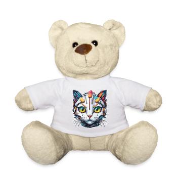 Robot animal / IA / Animaux mécanisés / Bande dessinée - Nounours - blanc - Devant