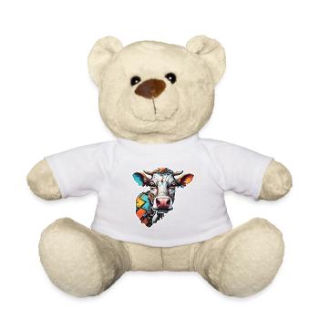 Robot Animal / AI / Mechanized Animals / Comic - Teddy Bear - white - Front