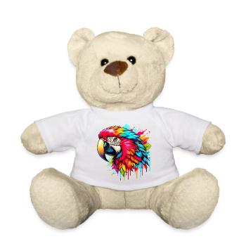 Papagei - Teddy - Weiß - Vorne