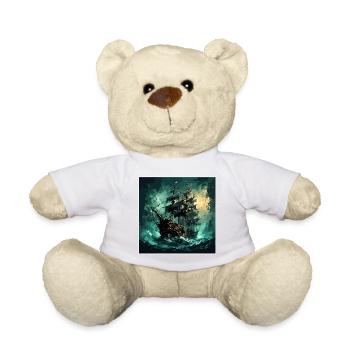 Ship / Boat / Anchor / Sea / Ocean / Captain - Teddy Bear - white - Front