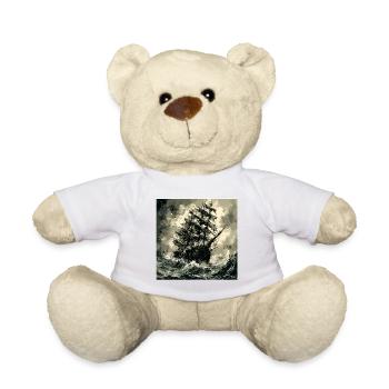 Schiff / Boot / Anker / Meer / Ocean / Kapitän - Teddy - Weiß - Vorne
