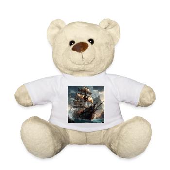 Ship / Boat / Anchor / Sea / Ocean / Captain - Teddy Bear - white - Front