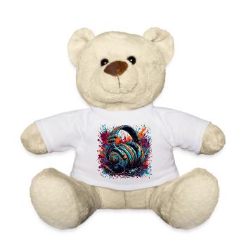 Kopfhörer / Audio / Musik / Klang / cool - Teddy - Weiß - Vorne
