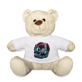 Kopfhörer / Audio / Musik / Klang / cool - Teddy - Weiß - Vorne