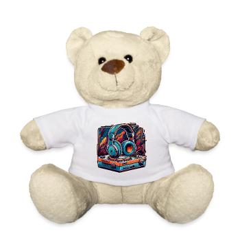 Kopfhörer / Audio / Musik / Klang / cool - Teddy - Weiß - Vorne