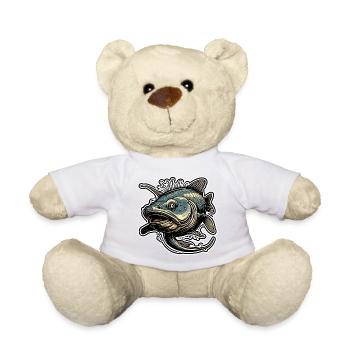 Fisch / Tier / Aquarium / Wasser / Teich / See - Teddy - Weiß - Vorne