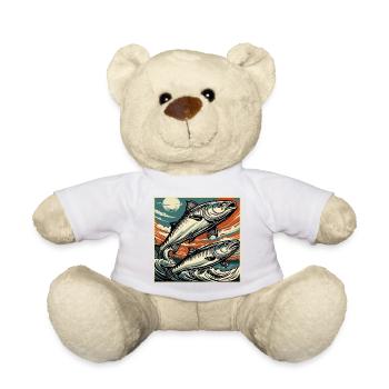 Fish / Animal / Aquarium / Water / Pond / Lake - Teddy Bear - white - Front