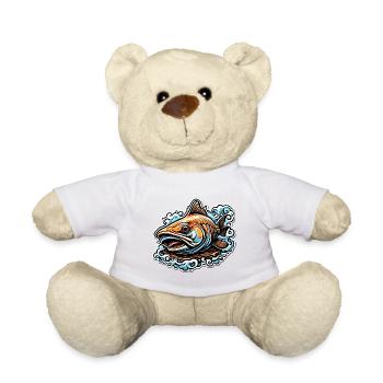 Fish / Animal / Aquarium / Water / Pond / Lake - Teddy Bear - white - Front