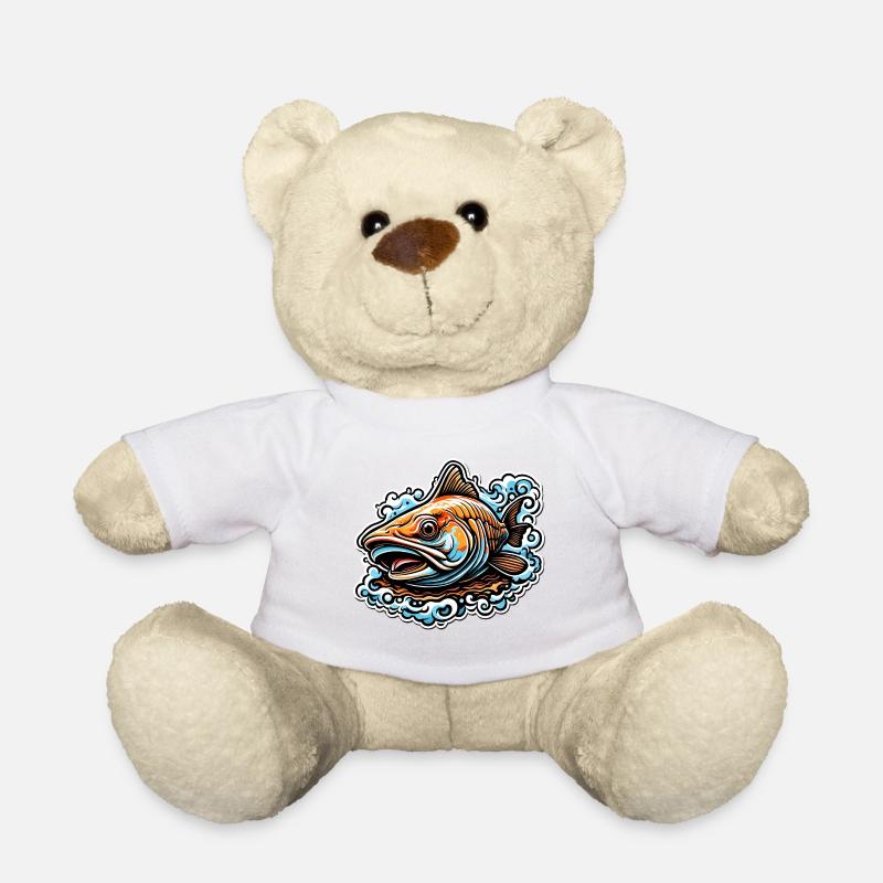 Fish / Animal / Aquarium / Water / Pond / Lake - Teddy Bear - white