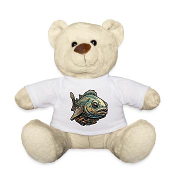 Fish / Animal / Aquarium / Water / Pond / Lake - Teddy Bear - white - Front