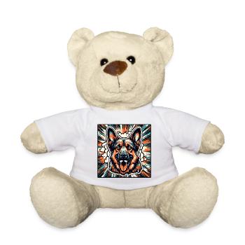 Chien / Animal / Animal de compagnie / Poilu / Berger allemand - Nounours - blanc - Devant