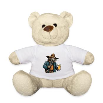 Vogelscheuche / Erntehelfer / Maisfeld / Feld - Teddy - Weiß - Vorne