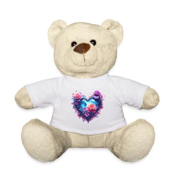 Heart / Mother's Day / Love / Holidays / Love - Teddy Bear - white - Front