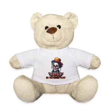 Clown / Circus / Carnival / Carnival / Playful - Teddy Bear - white - Front