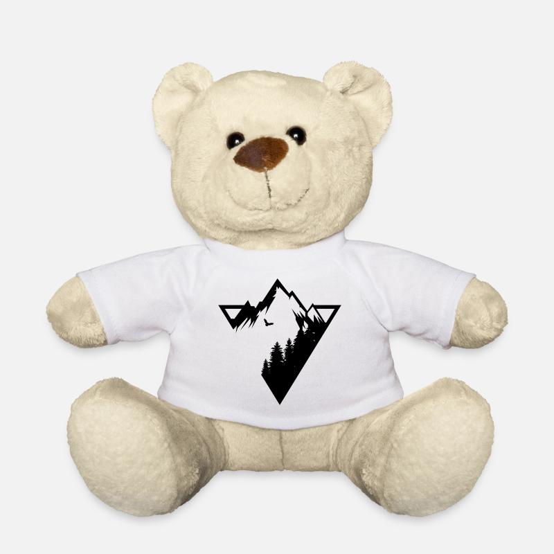 Mountain - Teddy Bear - white