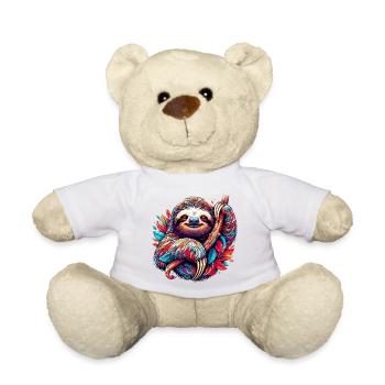 Sloth - Teddy Bear - white - Front