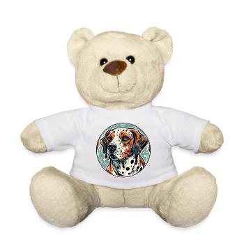 Dalmatian / Dog / Animal / Pet / Barking - Teddy Bear - white - Front