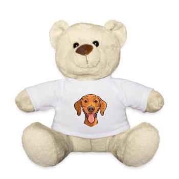 Vizsla chien race aquarelle dessin animé Kawaii Clipart - Nounours - blanc - Devant