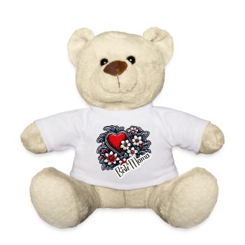 Heart / Mother's Day / Love / Holidays / Love - Teddy Bear - white - Front