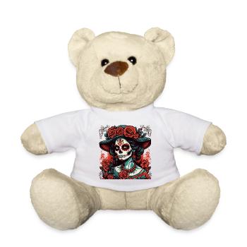 La Catrina / Tattoo / Mexico / Skull / Skull - Teddy Bear - white - Front