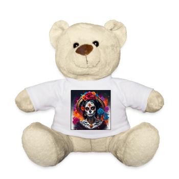 La Catrina / Tattoo / Mexico / Skull / Skull - Teddy Bear - white - Front