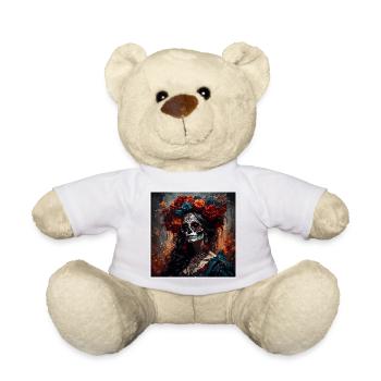 La Catrina / Dia de Muertos / Tatouage / Culture - Nounours - blanc - Devant