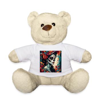 La Catrina/ Tattoo / Mexico / Skull / Skull - Teddy Bear - white - Front