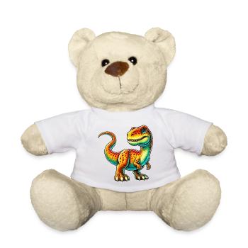 Dinosaure - Nounours - blanc - Devant
