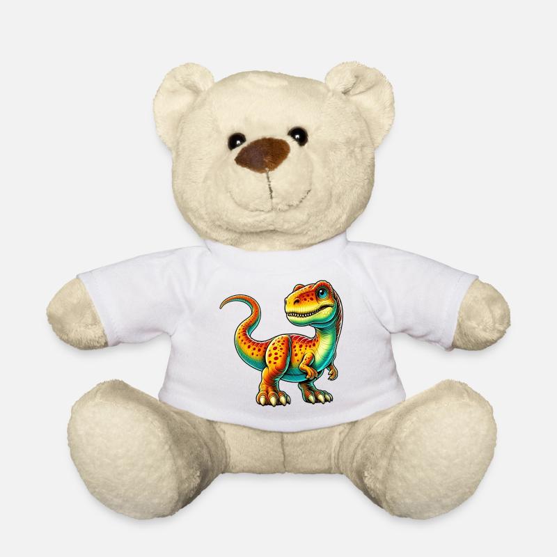 Dinosaure - Nounours - blanc