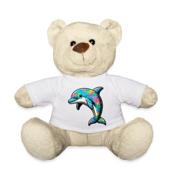 Dauphin - Nounours - blanc - Devant