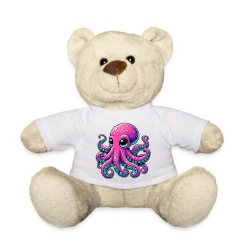 Pieuvre - Nounours - blanc - Devant