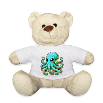 Pieuvre - Nounours - blanc - Devant