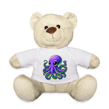 Pieuvre - Nounours - blanc - Devant