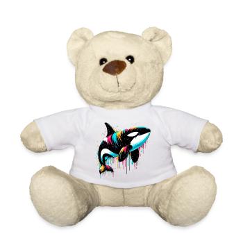 Killer whale - Teddy Bear - white - Front