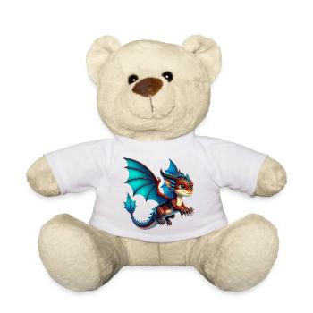 Drache - Teddy - Weiß - Vorne