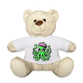 Krake - Teddy - Weiß - Vorne